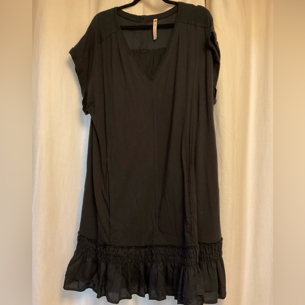 Anthropologie Daily Practice Ruffle Hem Mini Dress, Size XL